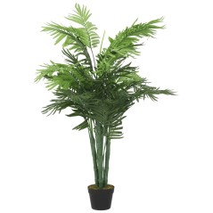 Palmeira artificial 18 folhas 80 cm verde