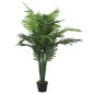 Palmeira artificial 18 folhas 80 cm verde