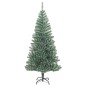 Árvore Natal artificial c/ 300 luzes LED, bolas e neve 240 cm