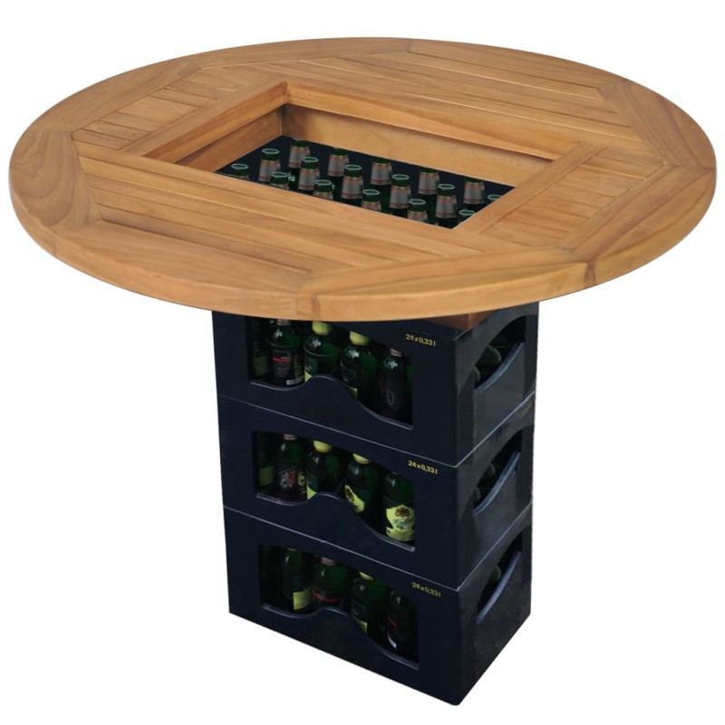 Tampo de mesa para grades de cerveja teca 70 cm-Tampos de mesa-Home Retail