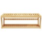 Toalheiro de parede com prateleira 60x25x20 cm bambu