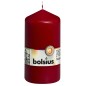 Bolsius Velas cilíndricas 8 pcs 130x68 mm vermelho-tinto