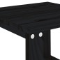 Mesa de apoio p/ jardim 40x38x28,5 cm pinho maciço preto