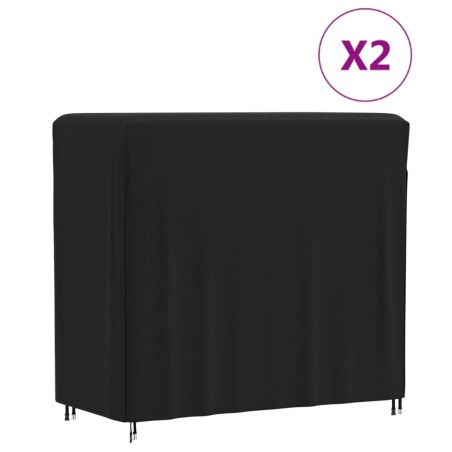 Capas para suportes de lenha 2 pcs 122x61x106 cm oxford 420D