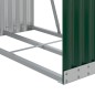 Suporte de lenha 80x45x120 cm aço galvanizado verde