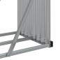 Suporte de lenha 300x45x100 cm aço galvanizado antracite