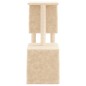 Árvore para gatos c/ postes arranhadores sisal 86 cm cor creme