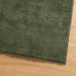 Tapete pelo curto macio lavável HUARTE 80x150 cm verde-floresta