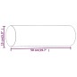 Almofadas decorativas 2 pcs Ø15x50 cm veludo rosa