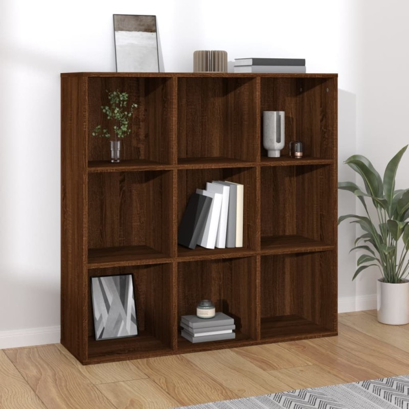 Estante 98x29x97,5 cm cor carvalho castanho-Estantes para livros-Home Retail