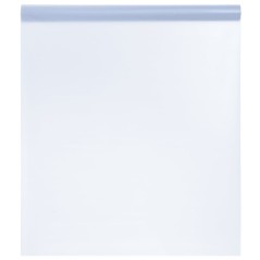 Película janela estática 60x1000cm PVC cinza transparente fosco