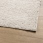 Tapete shaggy de pelo alto PAMPLONA 200x280 cm creme