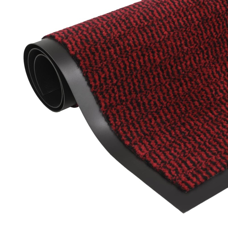 Tapete controlo de pó retangular tufado 40x60 cm vermelho-Capachos-Home Retail