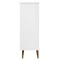 Sapateira MOLDE 59,5x35x103 cm pinho maciço branco