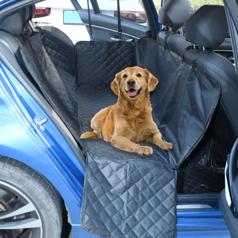 Cobertura de assento de carro para cão 137x46x50 cm preto-Produtos para cães-Home Retail