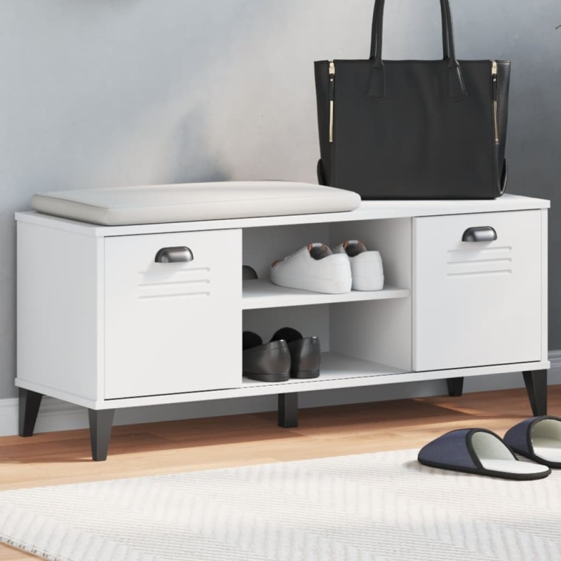 Sapateira VIKEN 106x35x45 cm derivados de madeira branco-Sapateiras e organizadores-Home Retail