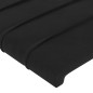 Cabeceira de cama 4 pcs veludo 72x5x78/88 cm preto