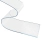 Cortina de porta 200 mm x 1,6 mm 10 m PVC transparente