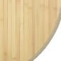 Tapete redondo 60 cm bambu natural claro