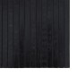 Tapete retangular 70x500 cm bambu preto