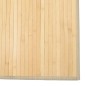 Tapete retangular 80x400 cm bambu cor natural clara