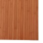 Tapete retangular 80x400 cm bambu castanho