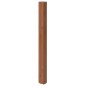 Tapete retangular 60x300 cm bambu castanho