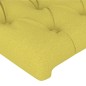 Cabeceira de cama c/ abas tecido 83x23x78/88 cm verde