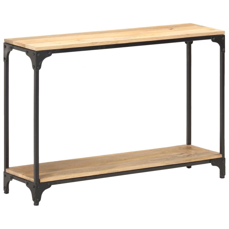 Mesa consola 110x30x75 cm madeira de mangueira maciça-Mesas de apoio-Home Retail