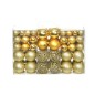 Conjunto de bolas de natal 100 pcs 3/4/6 cm dourado