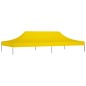 Teto para tenda de festas 6x3 m 270 g/m² amarelo