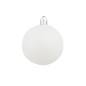 Conjunto de bolas de natal 100 pcs 3/4/6 cm branco/cinzento