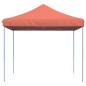 Tenda para festas pop-up dobrável 292x292x315 cm terracotta