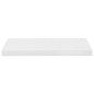 Prateleiras de parede suspensas 2 pcs 60x23,5x3,8cm MDF branco