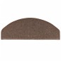 Tapetes de escada 15 pcs 65x24x4 cm castanho café