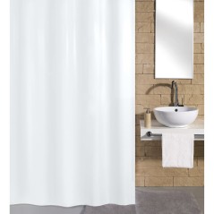 Kleine Wolke Cortina de duche Kito 180x200 cm branco