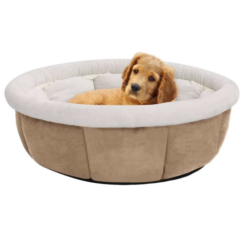 Cama para cães 59x59x24 cm bege-Ninhos para cães-Home Retail