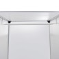 Armário plástico modular 9 gavetas 37x115x150 cm branco