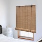 Estore de enrolar 80x220 cm bambu castanho