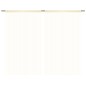 Cortinas de fios 2 pcs 140x250 cm creme