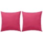 Almofadas para exterior 2 pcs 45x45 cm rosa