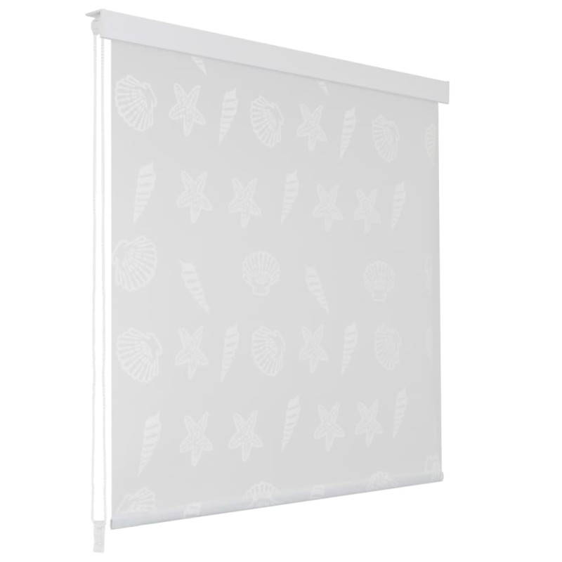 Estore de rolo para o duche 100x240 cm estrelas-do-mar-Cortinas para casa de banho-Home Retail