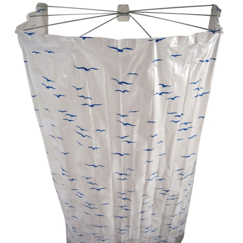 RIDDER Cabine de duche Ombrella 200 cm azul 58203-Cortinas para casa de banho-Home Retail