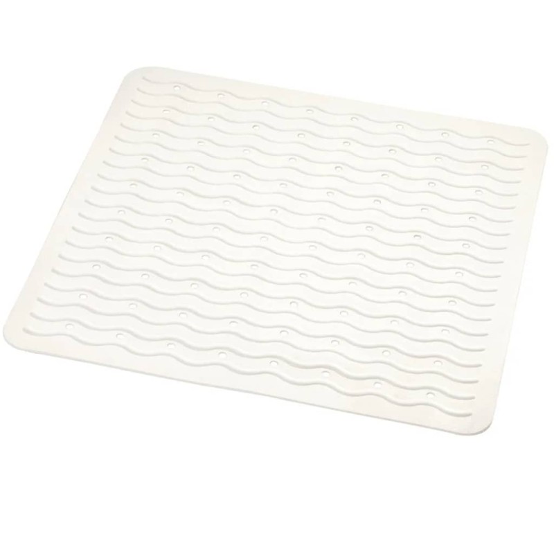 RIDDER Tapete de banho antiderrapante Playa 54x54 cm branco 68401-Tapetes e capachos para casa de banho-Home Retail