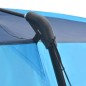 Tenda para piscina 590x520x250 cm tecido azul