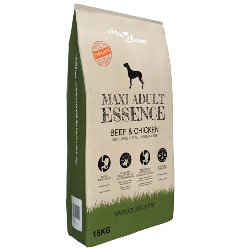 Ração premium para cães Maxi Adult Essence Beef & Chicken 15 kg-Ração para cães-Home Retail