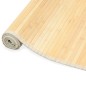 Tapete de bambu 80x300 cm natural