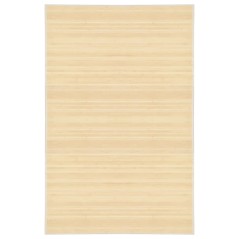 Tapete de bambu 100x160 cm natural