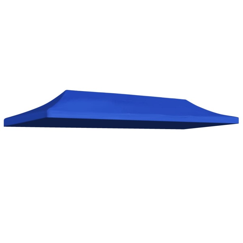 Teto para tendas de festas 3x6 m azul-Topos para toldos e gazebos-Home Retail