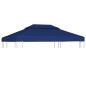 Cobertura gazebo c/ 2 camadas 310 g/m² 4x3 m azul